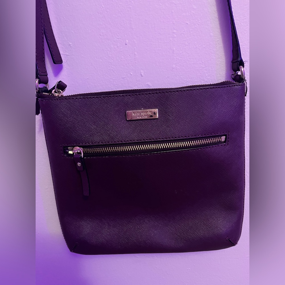 Kate Spade Dark Purple Crossbody Bag